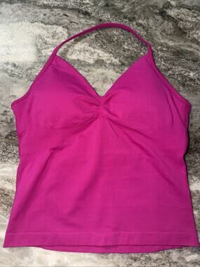 NWOT DFYNE Fuchsia Impact Longline Strappy Top SIZE LARGE (AU20)